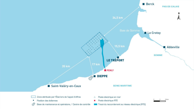 Hellenic Cables-Hellenic Cables will supply inter-array cables  for the Eoliennes en mer Dieppe Le Tréport OWF in France